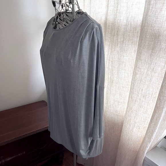 Wonderful COS drape top with shoulder pleats. Grey melange size S. - Picture 1 of 6